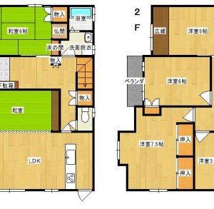 古座川町池野山２階建て貸家 画像1